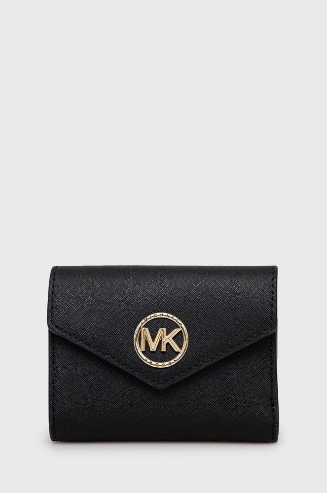 Шкіряний гаманець MICHAEL Michael Kors жіночий колір чорний (2394230)