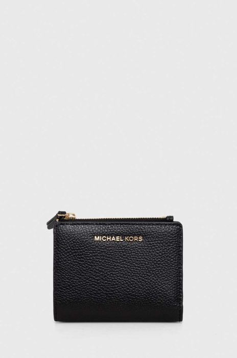 Шкіряний гаманець MICHAEL Michael Kors жіночий колір чорний (2394235)
