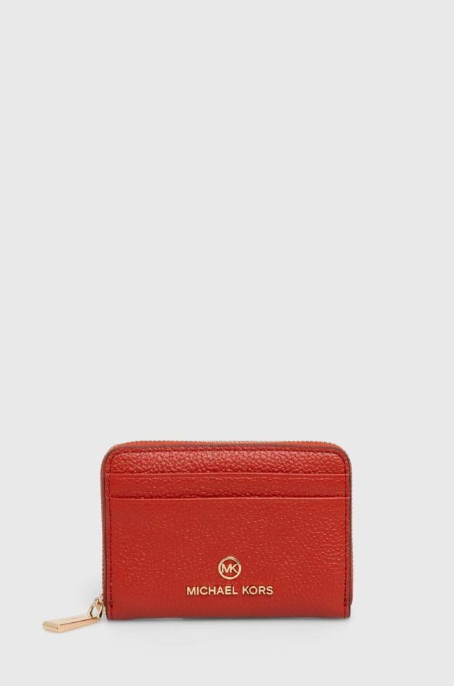 Шкіряний гаманець MICHAEL Michael Kors жіночий колір чорний (3386544)