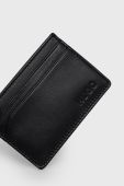 Шкіряний чохол на банківські карти HUGO чоловічий колір чорний (2304880)