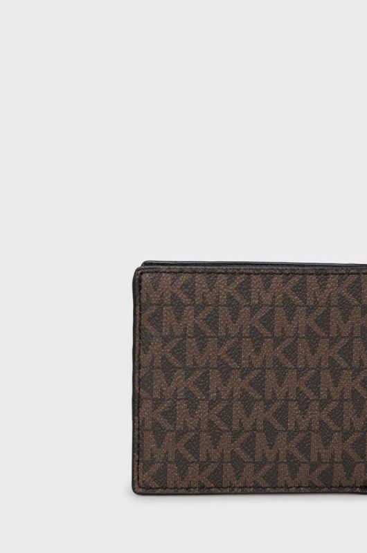 Гаманець Michael Kors чоловічий колір коричневий фото 2