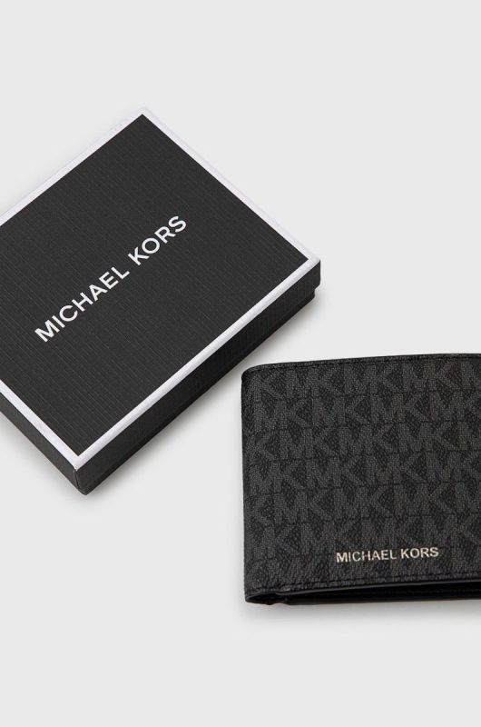 Гаманець Michael Kors колір чорний фото 4