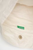 United Colors of Benetton колір бежевий однотонний United Colors of Benetton колір бежевий однотонний