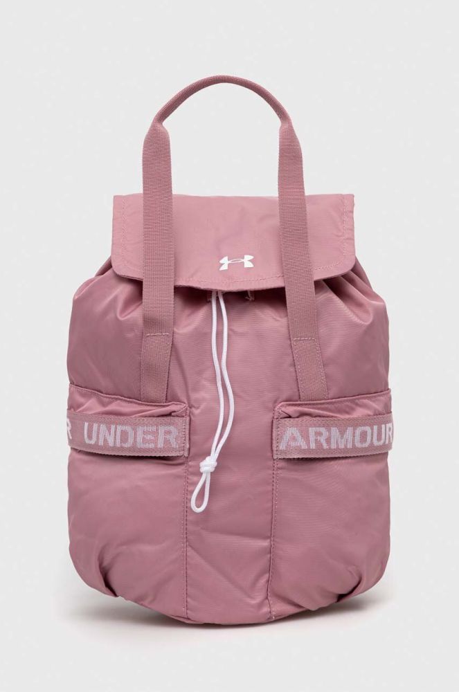 Рюкзак Under Armour жіночий колір рожевий малий однотонний