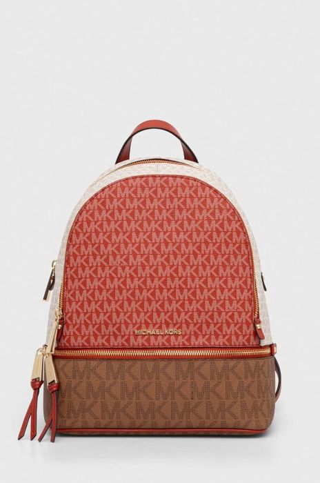 Рюкзак MICHAEL Michael Kors жіночий колір червоний малий візерунок Рюкзак MICHAEL Michael Kors жіночий колір червоний малий візерунок
