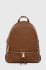 Шкіряний рюкзак MICHAEL Michael Kors жіночий колір коричневий малий однотонний (3076598)