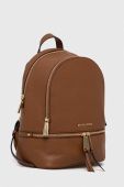 Шкіряний рюкзак MICHAEL Michael Kors жіночий колір коричневий малий однотонний (3076598)