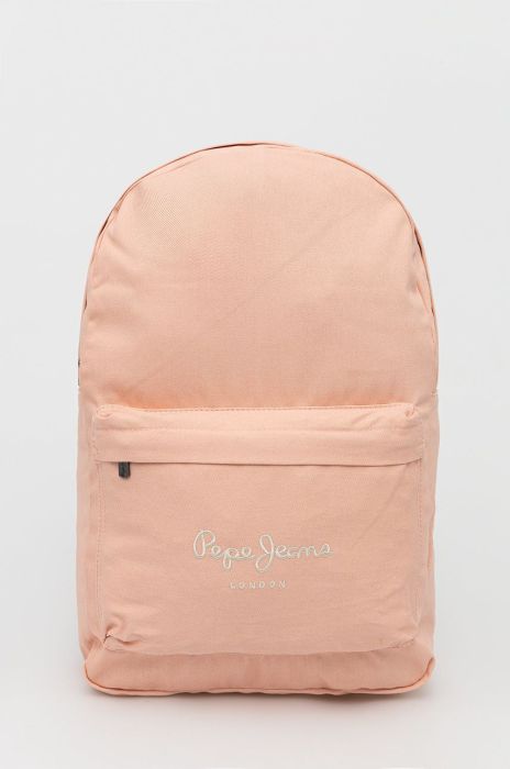 Рюкзак Pepe Jeans колір рожевий великий однотонний