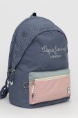 Дитячий рюкзак Pepe Jeans великий візерунок колір блакитний