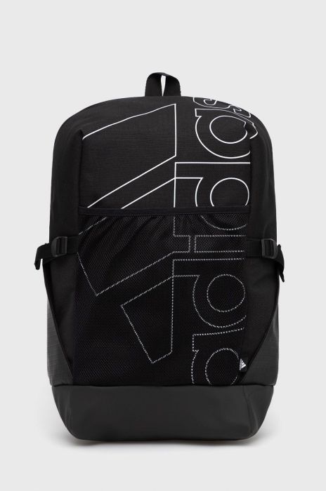 Рюкзак adidas HC4761 чоловічий колір чорний великий з принтом