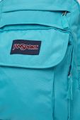 Рюкзак Jansport колір бірюзовий великий однотонний