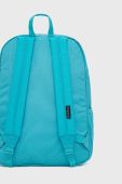 Рюкзак Jansport колір бірюзовий великий однотонний