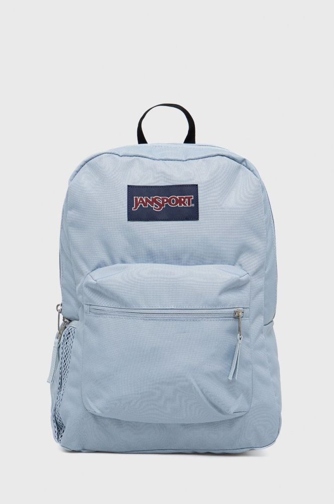 Рюкзак Jansport великий однотонний колір блакитний (2063104)