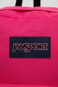 Рюкзак Jansport колір рожевий великий з аплікацією
