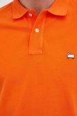 Бавовняне поло Woolrich колір помаранчевий однотонний CFWOPO0032MRUT2931-6098
