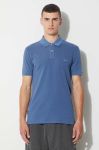 Поло Woolrich чоловічий колір синій однотонний CFWOPO0035MRUT1483-3989 (3260298)