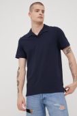 Поло Tom Tailor чоловічий колір синій однотонний