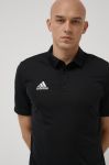 Поло для тренувань adidas Performance Entrada 22 колір чорний однотонне