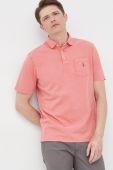 Polo Ralph Lauren колір червоний однотонний