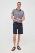 Бавовняне поло Pepe Jeans Fabrice D колір синій візерунок