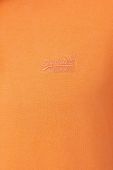 Бавовняне поло Superdry колір помаранчевий однотонний (2333367)