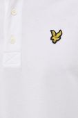Поло Lyle & Scott чоловічий колір білий однотонний
