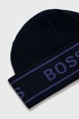 Шапка і шарф Boss колір синій