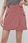 Спідниця Only колір рожевий mini розкльошена (2177248)