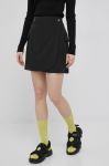 Спідниця Only колір чорний mini розкльошена Спідниця Only колір чорний mini розкльошена