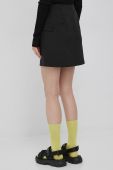 Спідниця Only колір чорний mini розкльошена