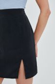 Спідниця Noisy May колір чорний mini пряма