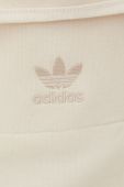 Спідниця adidas Originals Adicolor HE9733 колір бежевий mini пряма Спідниця adidas Originals Adicolor HE9733 колір бежевий mini пряма