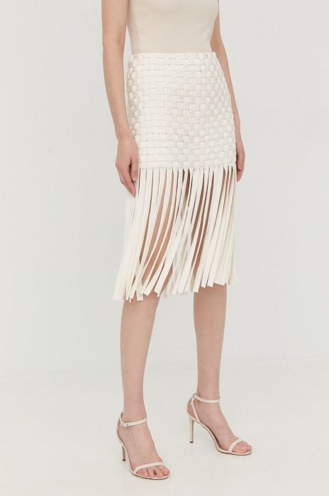 Спідниця Pinko колір бежевий mini пряма (2414713) Спідниця Pinko колір бежевий mini пряма (2414713)