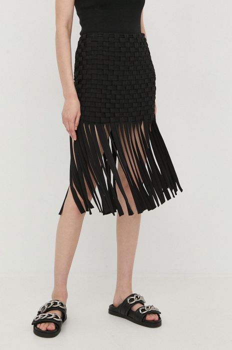 Спідниця Pinko колір чорний mini пряма (2414718) Спідниця Pinko колір чорний mini пряма (2414718)