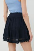 Спідниця Superdry колір синій mini розкльошена