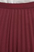 Спідниця Lacoste колір бордовий midi розкльошена