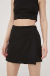 Спідниця Fila колір чорний mini пряма Спідниця Fila колір чорний mini пряма