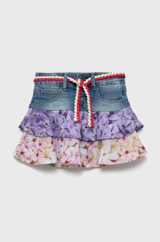 Дитяча спідниця Desigual mini розкльошена колір барвистий (2095684) фото 2