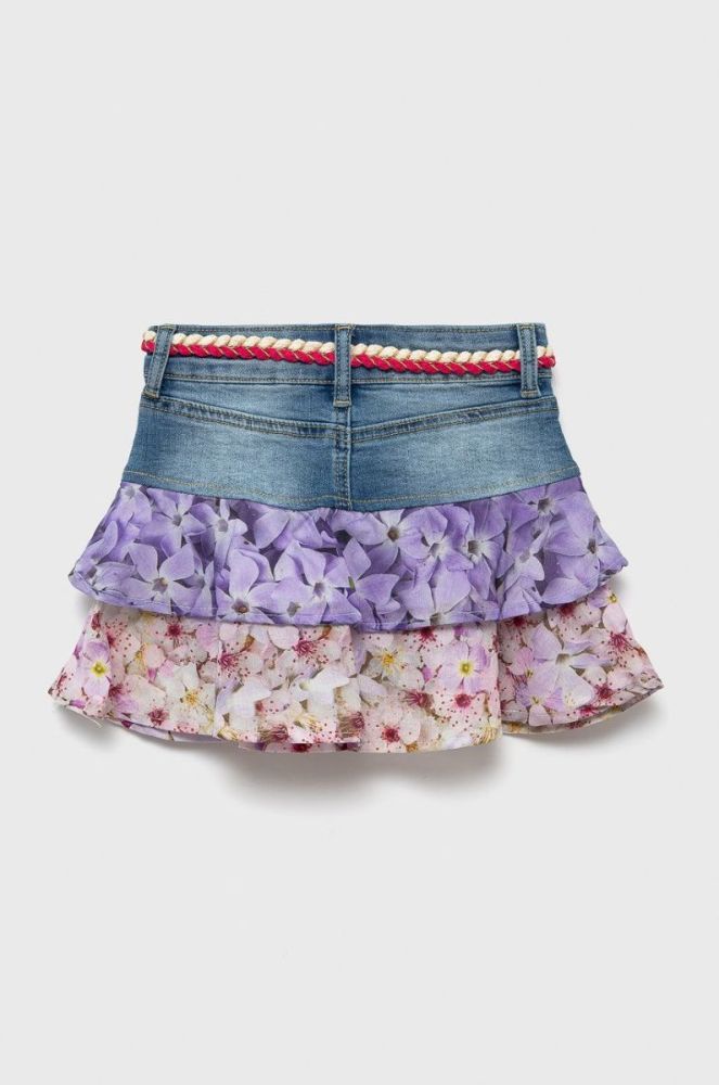 Дитяча спідниця Desigual mini розкльошена колір барвистий (2095684) фото 3