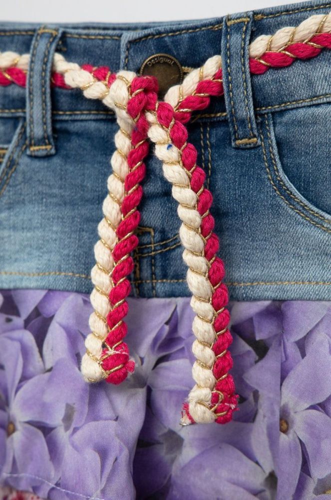 Дитяча спідниця Desigual mini розкльошена колір барвистий (2095684) фото 4