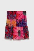 Дитяча спідниця Desigual mini розкльошена колір барвистий (2097355)