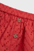 Дитяча бавовняна спідниця United Colors of Benetton колір червоний mini розкльошена (2305008)