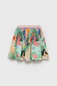 Дитяча бавовняна спідниця Femi Stories Mizi mini розкльошена колір барвистий