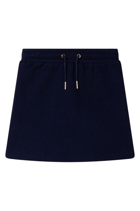 Дитяча бавовняна спідниця Michael Kors колір синій mini пряма (2189654)