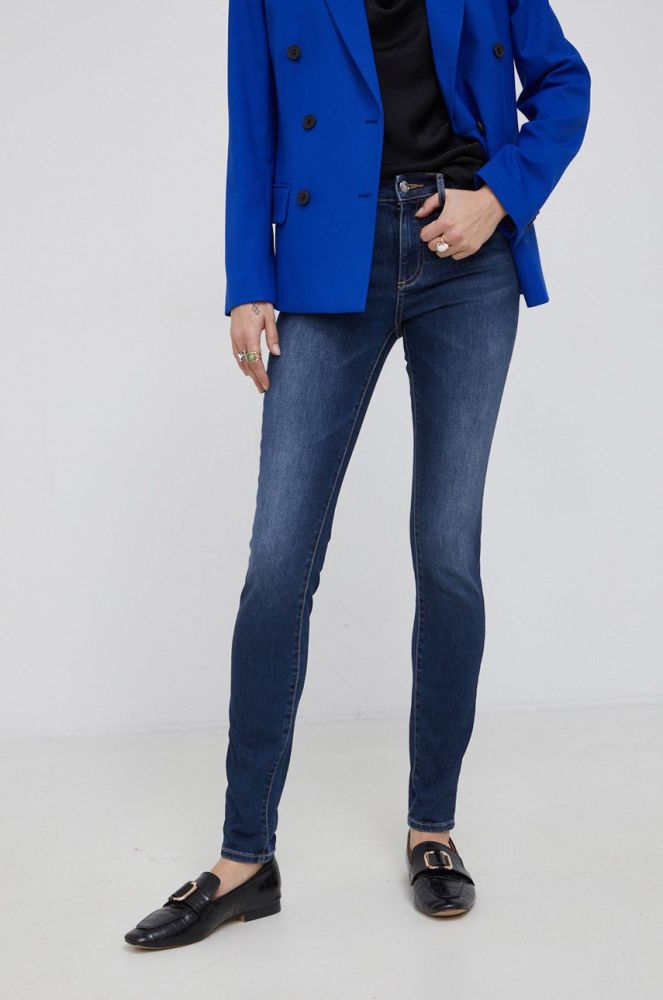 Джинси Armani Exchange жіночі колір темно-синій (1969113)