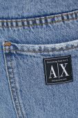 Джинси Armani Exchange жіночі висока посадка колір блакитний (2206820)