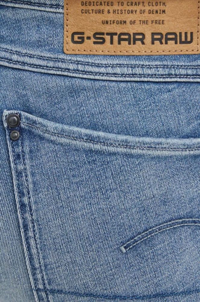 Джинси G-Star Raw жіночі середня посадка колір блакитний (3426882) фото 4