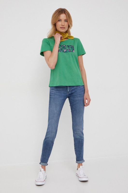 Джинси G-Star Raw жіночі середня посадка колір блакитний (2362629) фото 2