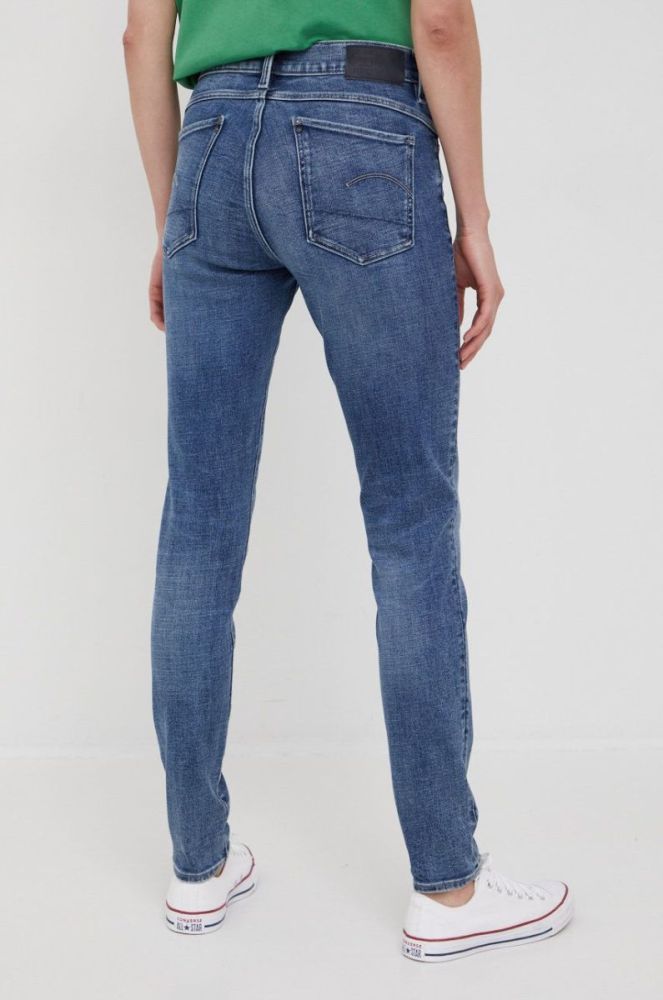 Джинси G-Star Raw жіночі середня посадка колір блакитний (2362629) фото 3