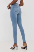 Джинси Morgan жіночі середня посадка колір блакитний (2258069)